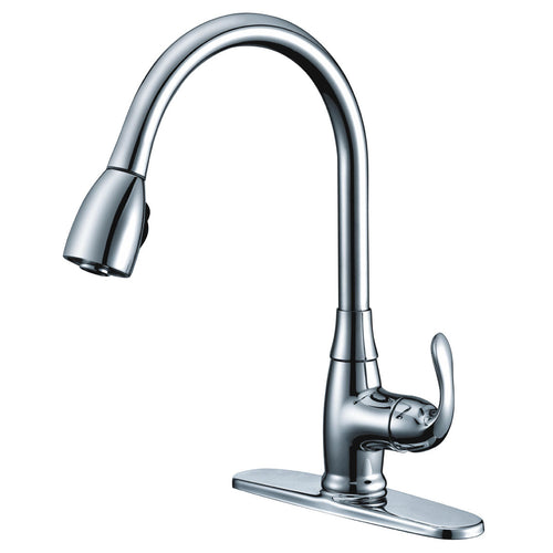 Compass Manufacturing 191-7697 Noble Single Handle Kitchen Faucet