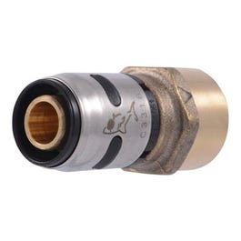 PEX Evopex Push Female Brass Adapter Fitting, 1/2-In., 6-Pk.