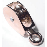 Campbell 1-1/4 Pulley, Single Sheave, Rigid Eye