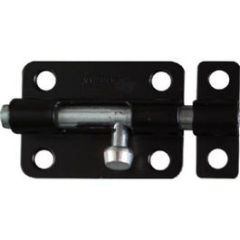 Door Barrel Bolt, Black, 3-In.