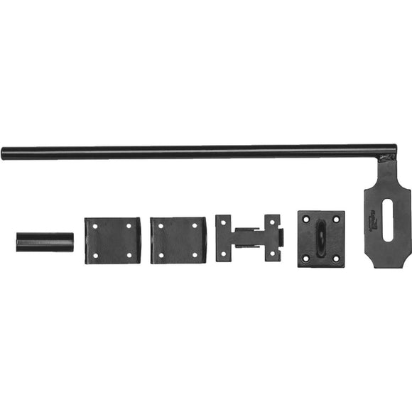 National 5/8 In. X 18 In. Black Steel Lock Cane Bolt