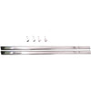 Easy Track 3 Ft. x 1 In. Closet Rod & Ends, Chrome