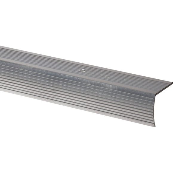 M-D Satin Silver 1-1/8 In. W x 72 In. L Aluminum Stairnose