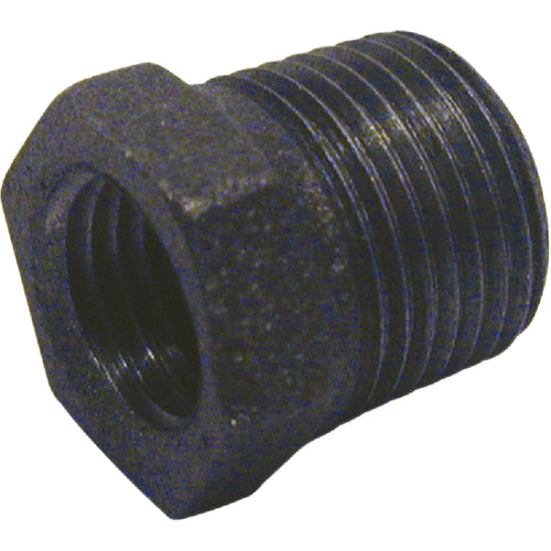 B&K 1-1/2 In. x 1/2 In. Hexagon Black Iron Bushing