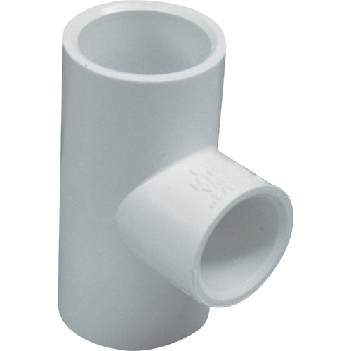 Charlotte Pipe 1-1/2 In. A x 1-1/2 In. B x 3/4 In. C Schedule 40 Pressure Reducing PVC Tee