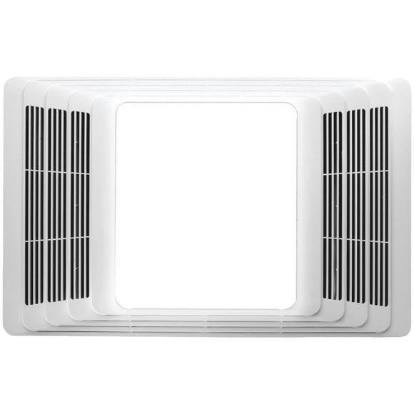 Broan 80 CFM 2.0 Sone Bath Exhaust Fan with Heater & Light