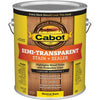 Cabot 01-0306 Exterior Stain, Semi-Trans Oil ~ Neutral Base, Gallon