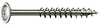 SPAX® Power Lags T-STAR plus Wafer Head HCR-X™, Partial Thread – Multi-Material Screw 8 X 1-1/4 In.