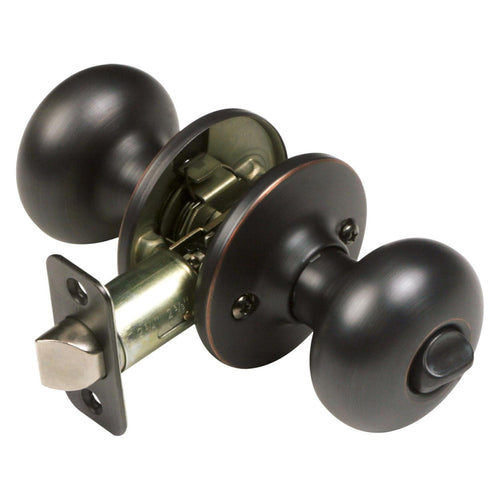 Design House Cambridge Bronze Privacy Door Knob