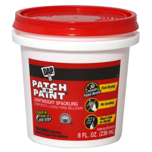 DAP® Patch-N-Paint Lightweight Spackling 8 oz.