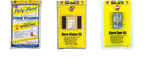 Warp Brothers Poly-Pane Window Kits  36 x 72 x 1 Mil